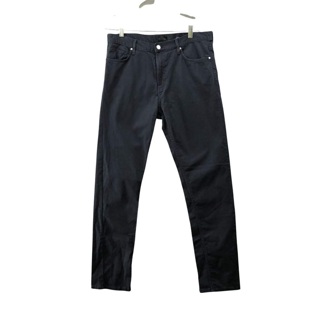 H&M Slim Fit Chino Pants Mens Size 31x31 Navy Blue Dark Wash Stretch Straight